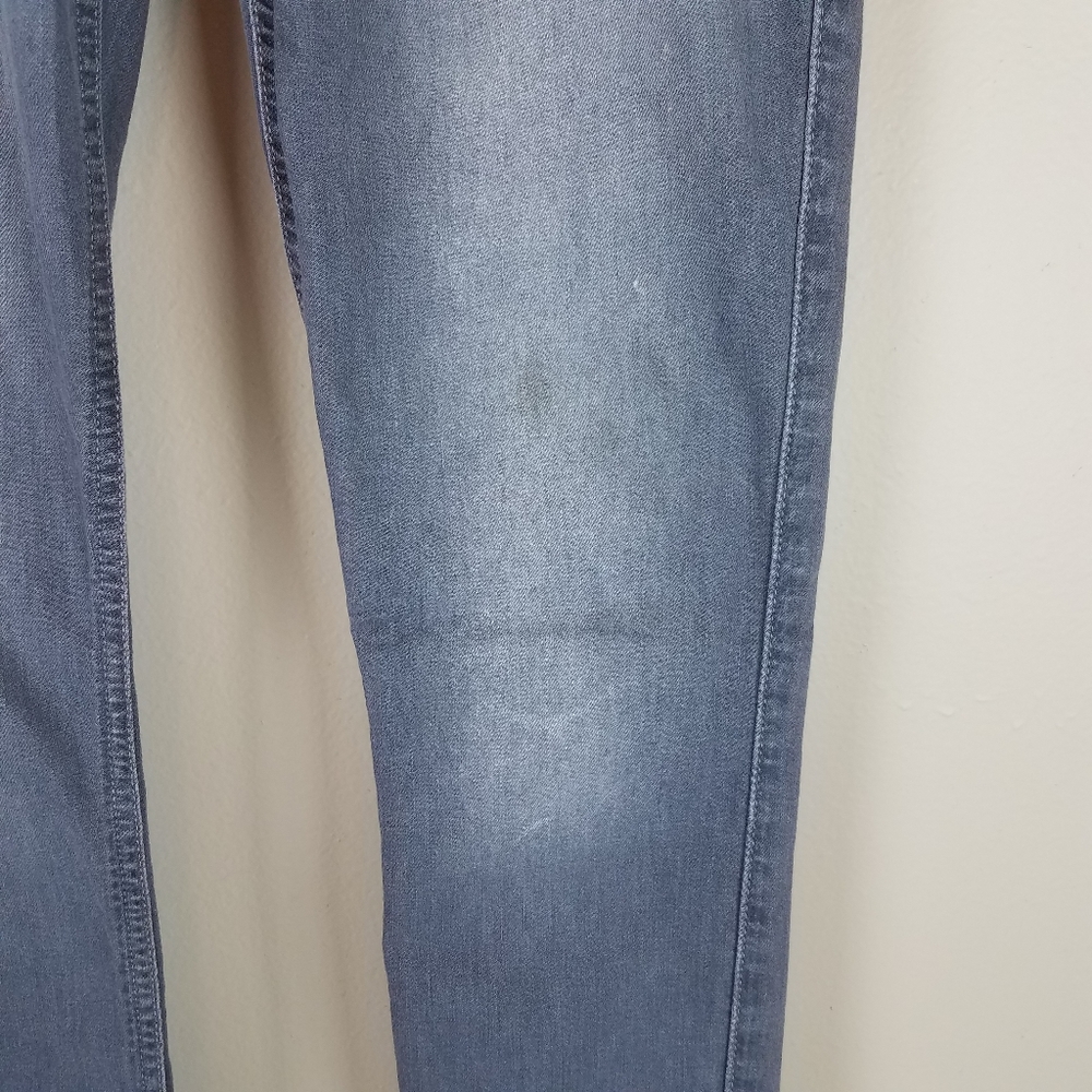 7FAM Gwenevere Skinny Stretch Grey Ankle Jeans - Picture 9 of 11